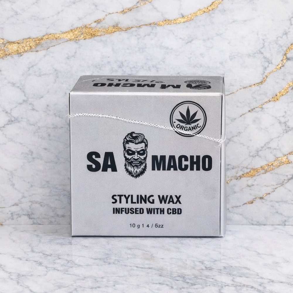 Silver Styling Wax Infused with CBD